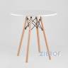 Eames стол 70 см, 4 стула Eames DSW белые