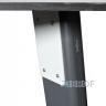 "Марко" Обеденный стол 160х80см, столешница HPL, цвет светло-серый 12 мм, подстолье деревянное