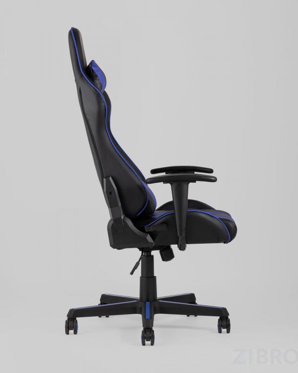 Игровое кресло компьютерное TopChairs Camaro синее геймерское
