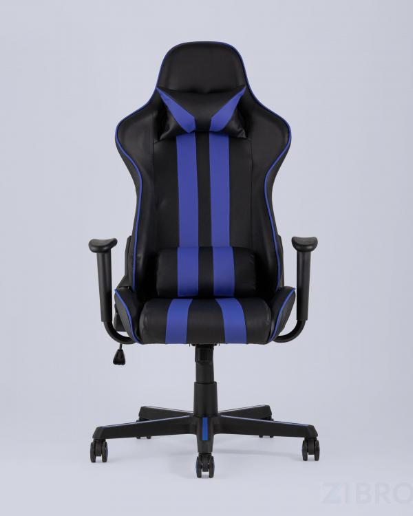 Игровое кресло компьютерное TopChairs Camaro синее геймерское