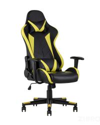 Игровое кресло компьютерное TopChairs Gallardo желтое геймерское