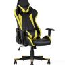 Игровое кресло компьютерное TopChairs Gallardo желтое геймерское