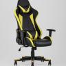 Игровое кресло компьютерное TopChairs Gallardo желтое геймерское