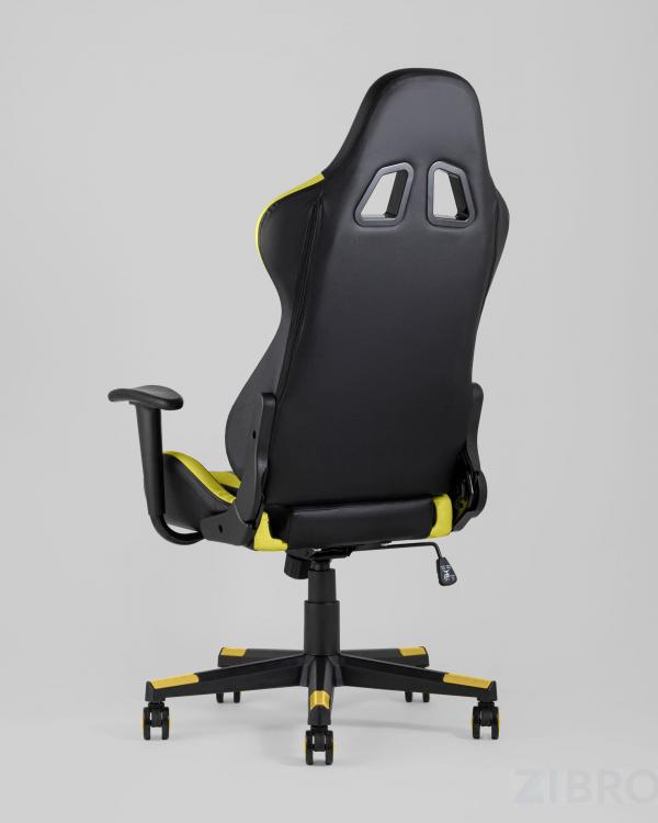 Игровое кресло компьютерное TopChairs Gallardo желтое геймерское