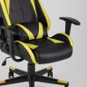 Игровое кресло компьютерное TopChairs Gallardo желтое геймерское