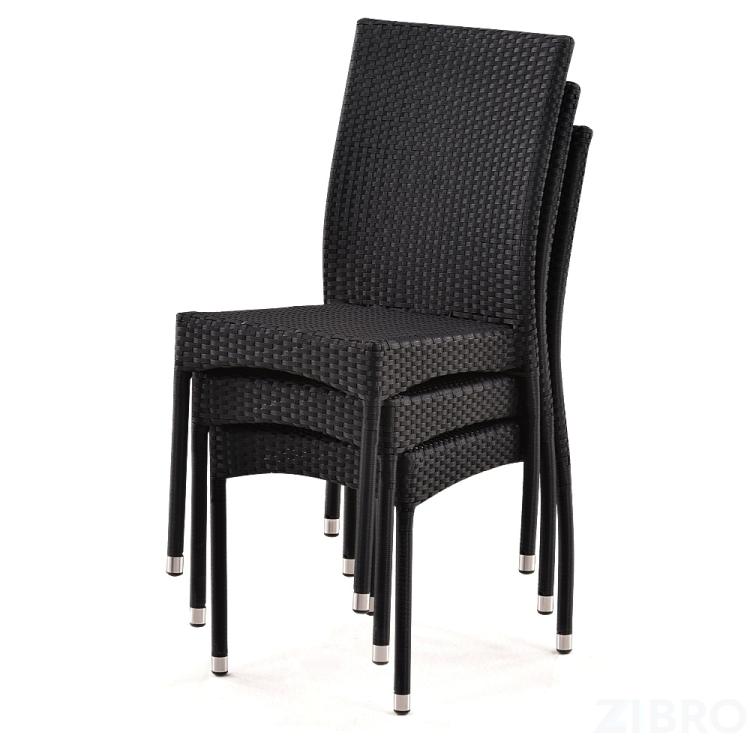 Стул из искусственного ротанга - Y-292A black