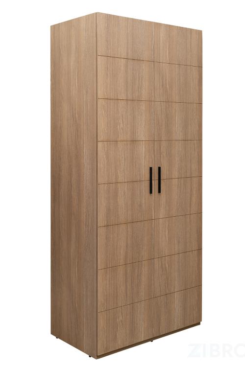 GD-10012/2-3 Шкаф Alto двух c выдв ящик,цвет дуб Урбан Кофейный,фасад глухой 100*57*228.5см