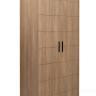 GD-10012/2-3 Шкаф Alto двух c выдв ящик,цвет дуб Урбан Кофейный,фасад глухой 100*57*228.5см