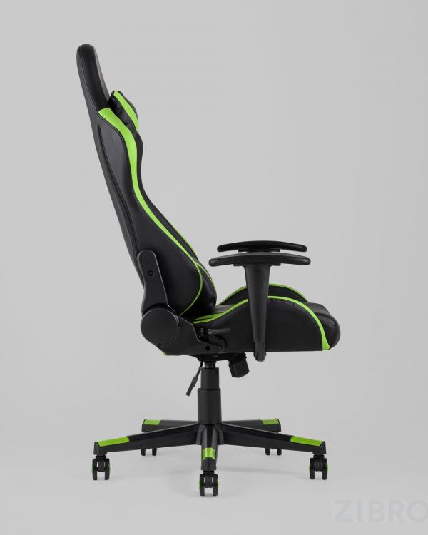 Игровое кресло компьютерное TopChairs Gallardo зеленое геймерское