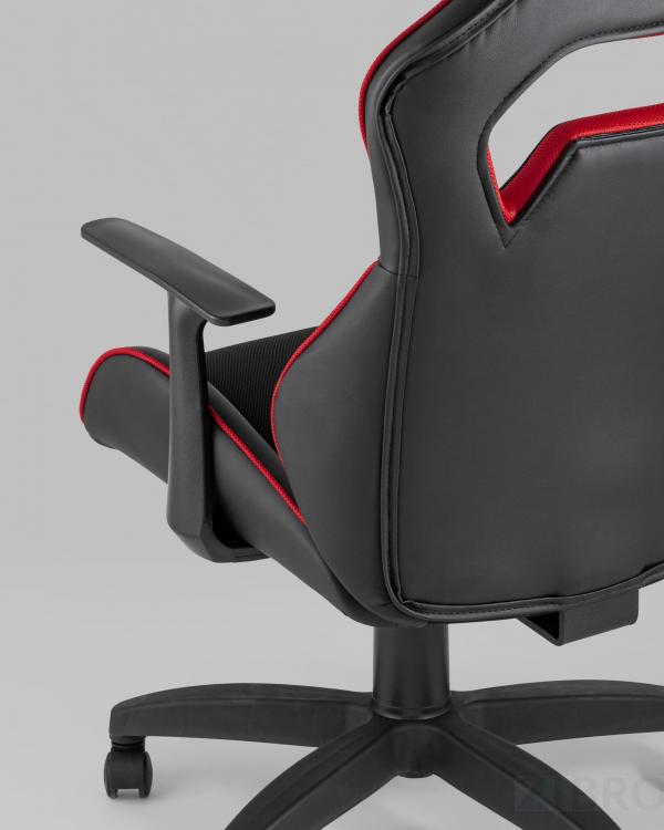 Игровое кресло компьютерное TopChairs Meteor черное геймерское