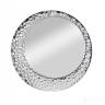 50SX-1020 Зеркало круглое рама полиуретан серебро  d100*4,0см
