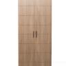 GD-10013/2-3 Шкаф Alto двухд c полками, цвет дуб Урбан Кофейный, фасад глухой 100*57*228.5см