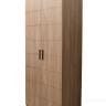 GD-10013/2-3 Шкаф Alto двухд c полками, цвет дуб Урбан Кофейный, фасад глухой 100*57*228.5см