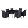 Комплект плетеной мебели T246A/Y189D Black 6Pcs