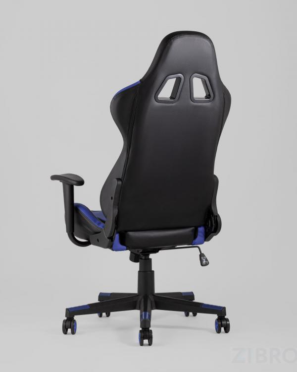 Игровое кресло компьютерное TopChairs Gallardo синее геймерское Игровое кресло компьютерное TopChairs Gallardo синее геймерское
