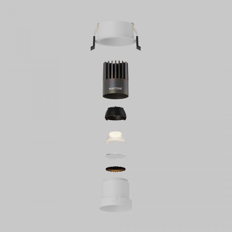 Встраиваемый светильник Technical DL116-10W-3K-W