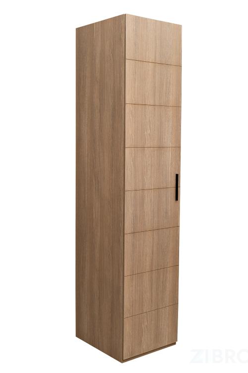 GD-10024/2-3 Шкаф Alto пенал c вешалкой,цвет дуб Урбан Кофейный, фасад глухой 50*57*228.5см