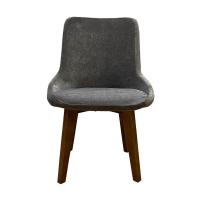 Стул Друз, ткань Velvet Lux 100 цвет серый
