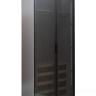 GD-10012/1-6 Шкаф Alto двухд c выдвиж ящик, цвет серый Кобальт, дверцы стекло(тонир) 100*57*228.5см