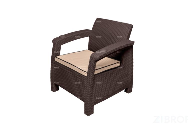 Комплект на балкон TWEET Balcony Set, цвет: венге Комплект на балкон TWEET Balcony Set, цвет: венге