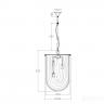 20MD3231-3NI Светильник потолочный d40*61см