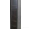 GD-10014-6 Шкаф Alto пенал c полками,цвет серый Кобальт, дверце стекло(тонир) 50*57*228.5см