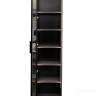 GD-10014-6 Шкаф Alto пенал c полками,цвет серый Кобальт, дверце стекло(тонир) 50*57*228.5см