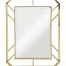 KFG081 Зеркало прямоугольное в метал. раме цвет золото 71*91*2см