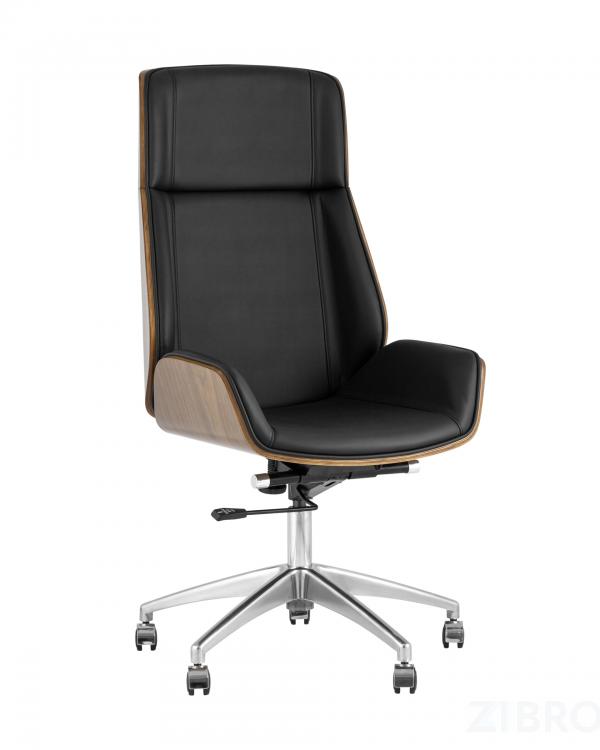 Кресло компьютерное руководителя TopChairs Crown, черное УЦЕНКА