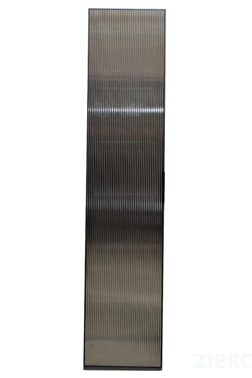 GD-10014/1-6 Шкаф Alto пенал c полками,цвет серый Кобальт, дверце стекло(рифленое) 50*57*228.5см