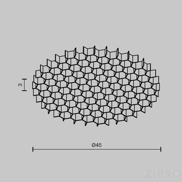 Комплектующие для светильника Technical HoneyComb-D45