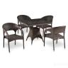 Комплект плетеной мебели T220BT/Y90C-W51 Brown 4Pcs Комплект плетеной мебели T220BT/Y90C-W51 Brown 4Pcs