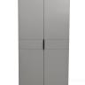 GD-10013/2-6 Шкаф Alto двухд с полками, цвет серый Кобальт, фасад глухой 100*57*228.5см