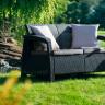 Комплект мебели Corfu Russia Love Seat (2х мест.диван), графит
