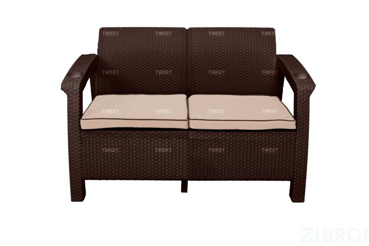 Комплект уличной мебели TWEET Terrace Set, венге Комплект уличной мебели TWEET Terrace Set, венге