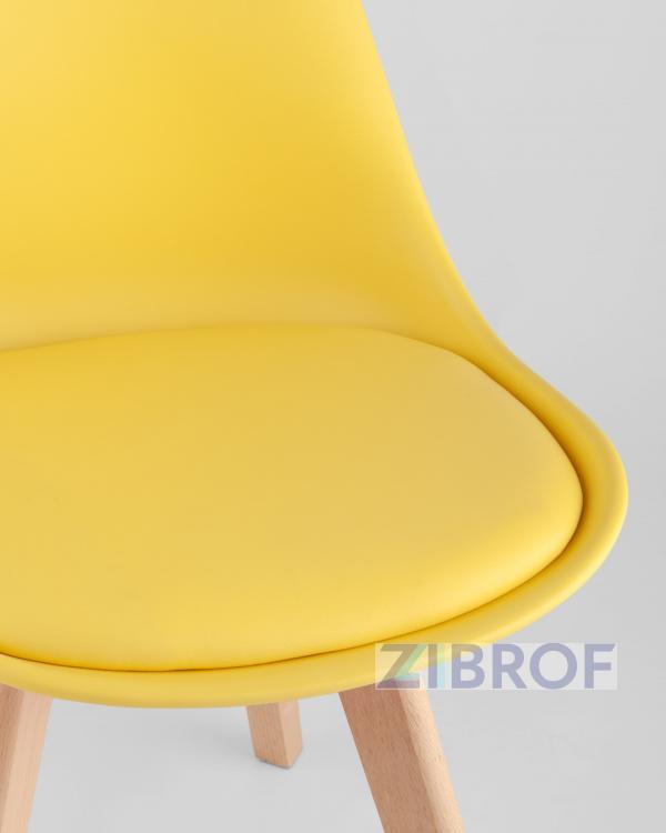 Frank, стол 120*80 см, 4 желтых стула