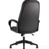 TopChairs ST-CYBER 8 RED ткань/экокожа черный/красный