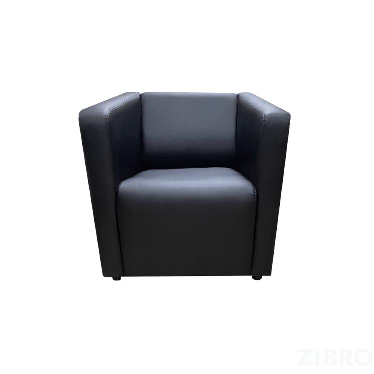 Кресло Итон, искусственная кожа, цвет черный Ecotex 3001
