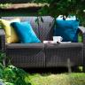 Комплект мебели Corfu Russia Love Seat (2х мест.диван), коричневый