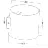 Настенный светильник (бра) Technical C066WL-01B