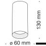 Потолочный светильник Technical C010CL-01CH
