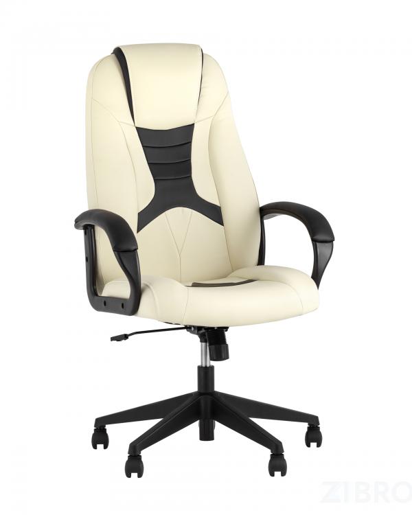TopChairs ST-CYBER 8 белый/черный эко.кожа крестовина пластик TopChairs ST-CYBER 8 белый/черный эко.кожа крестовина пластик