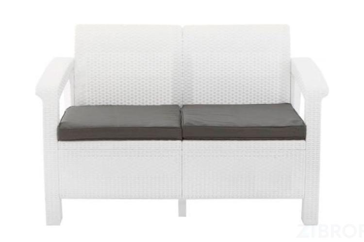 Комплект мебели Corfu Russia Love Seat (2х мест.диван), белый