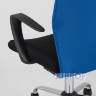 TopChairs Balance офисное черное, обивка текстиль и сетка, механизм регулировки и качания Top Gu
