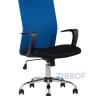 TopChairs Balance офисное черное, обивка текстиль и сетка, механизм регулировки и качания Top Gu