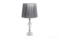 X181617 Лампа настольная серебряный плафон 37х10х10 см