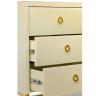 Комод со стеклянной столешницей бежевый KFG005E7