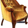 Кресло MK-CH01 MK-2472-NM 78х65х91 см Итальянский орех