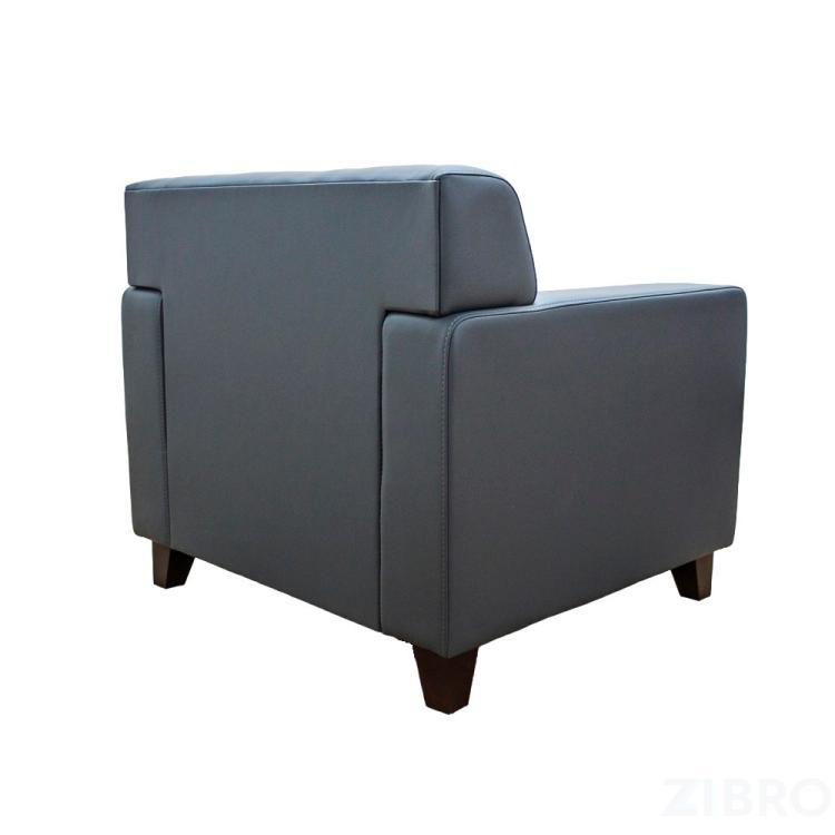 Кресло НЕОН размер: 87 х 82 см, без механизма, искусственная кожа, цвет серый