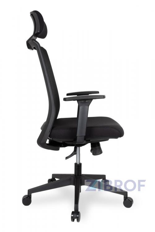 Офисное кресло для персонала College CLG-429 MBN-A Black 